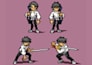 pixel art animation 2d pixel animation game ready sprite retro game art